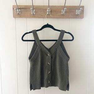 Madewell Green Strap Sweater